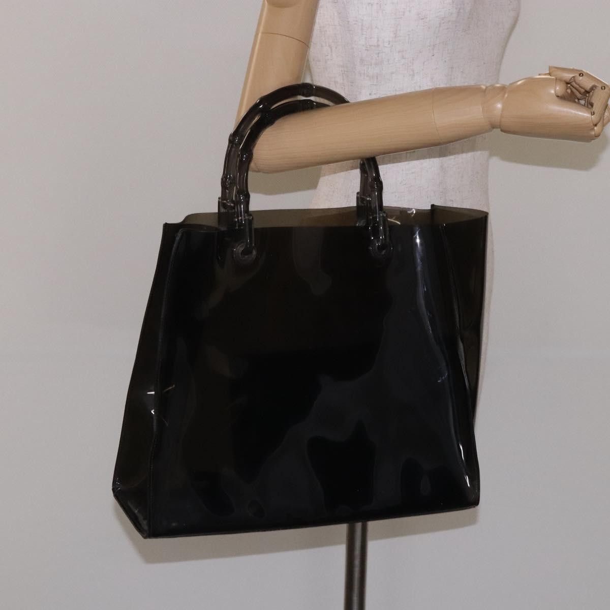 Gucci Gucci Vintage Bamboo Handle Bag Vinyl Size ONE SIZE - 14 Thumbnail