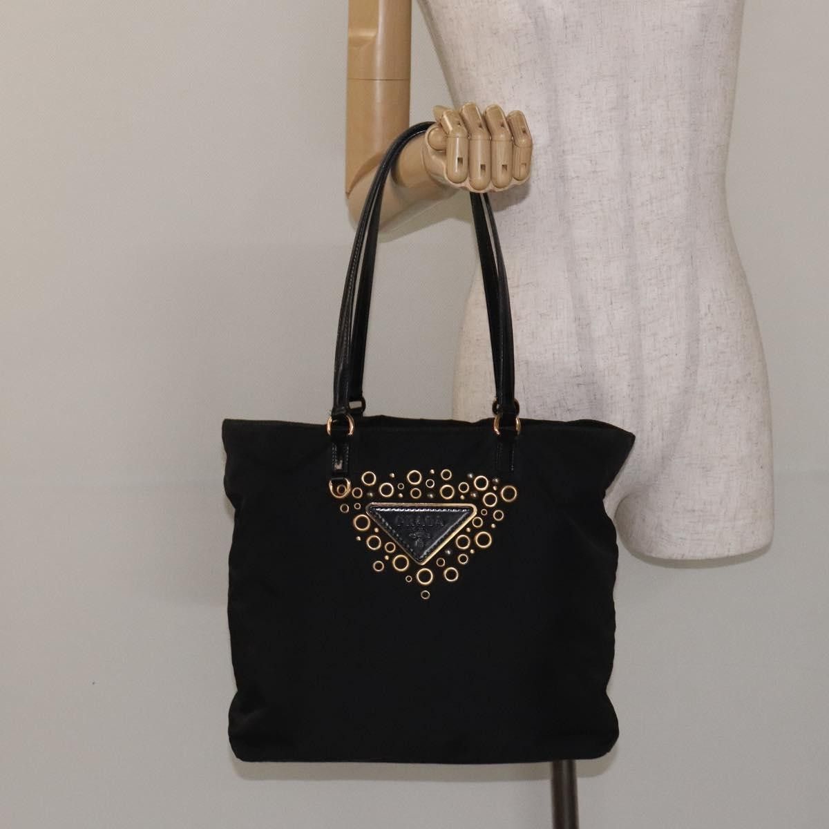 Prada Prada Vintage Zip Handbag Tessuto Size ONE SIZE - 15 Thumbnail