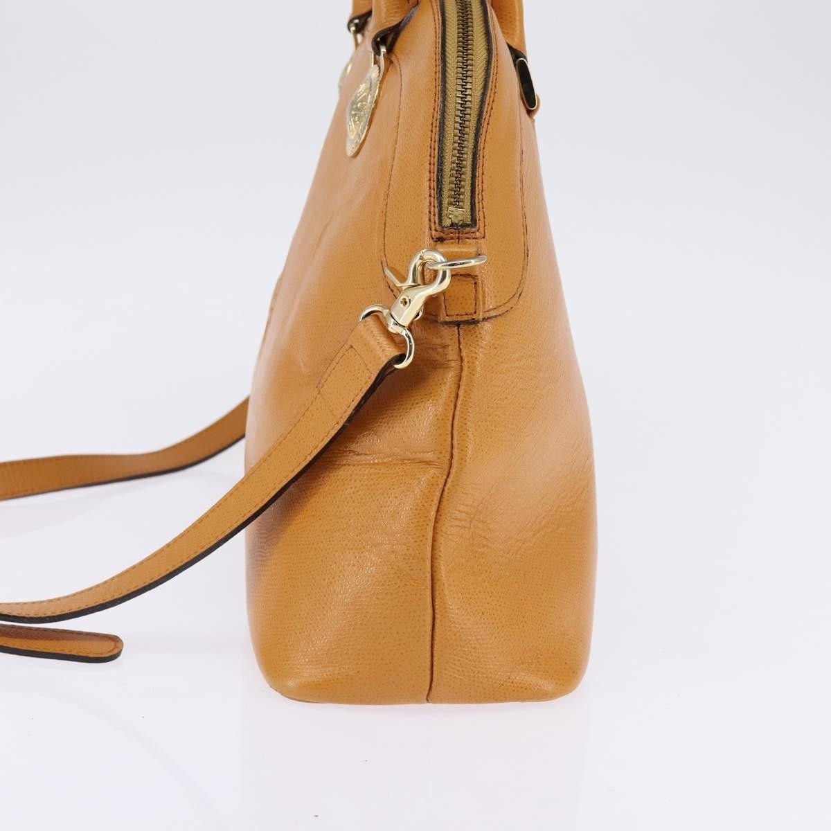 Versace Versace Vintage Sun Zip Satchel Embossed Leather Size ONE SIZE - 4 Thumbnail