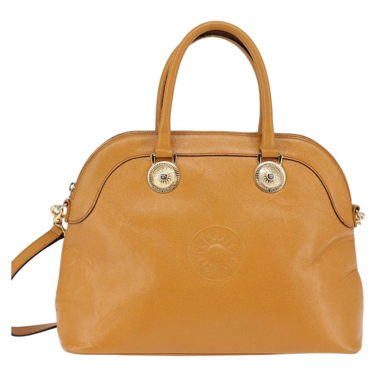 Versace Versace Vintage Sun Zip Satchel Embossed Leather Size ONE SIZE - 23 Thumbnail