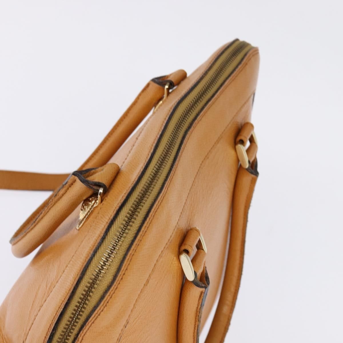 Versace Versace Vintage Sun Zip Satchel Embossed Leather Size ONE SIZE - 15 Thumbnail