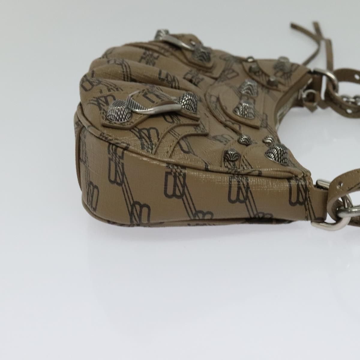 Balenciaga Le Cagole Giant Studs Chain Shoulder Bag Leather