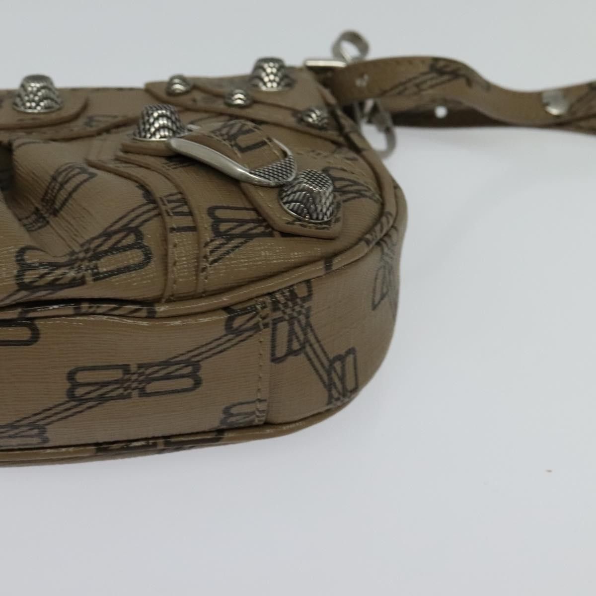 Balenciaga Le Cagole Giant Studs Chain Shoulder Bag Leather