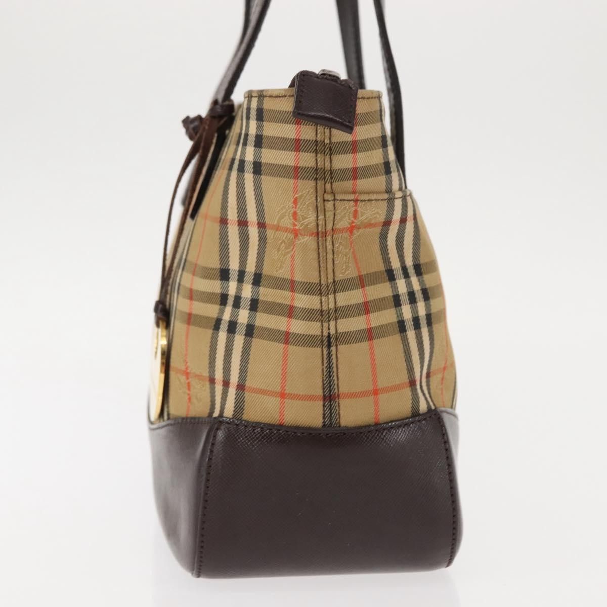 Burberry Burberry Nova Check Tote Canvas and Leather Size ONE SIZE - 3 Thumbnail