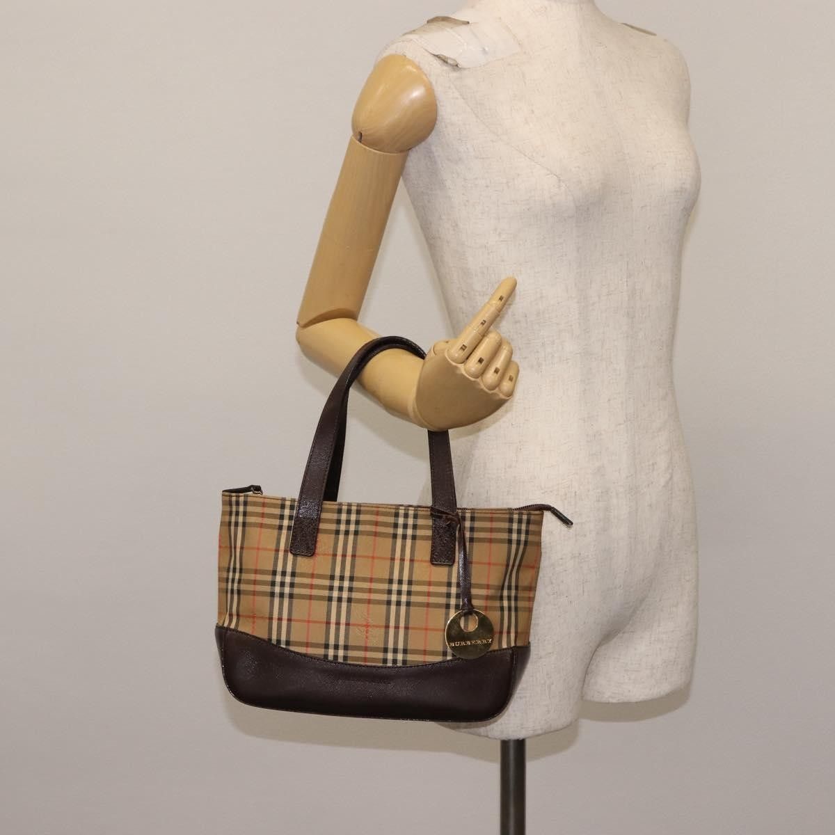 Burberry Burberry Nova Check Tote Canvas and Leather Size ONE SIZE - 13 Thumbnail