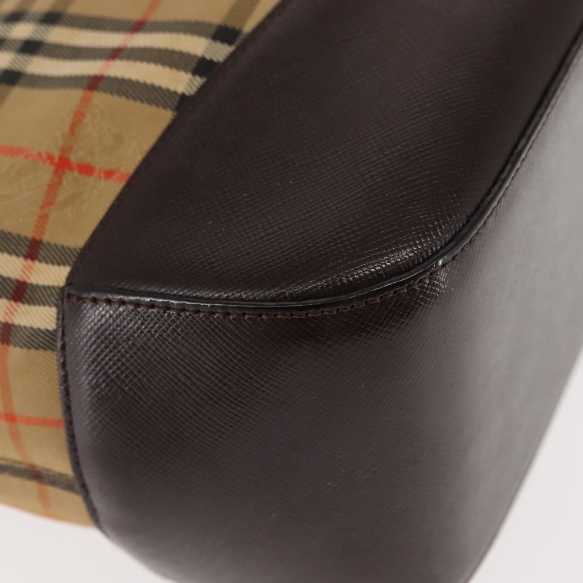 Burberry Burberry Nova Check Tote Canvas and Leather Size ONE SIZE - 9 Thumbnail