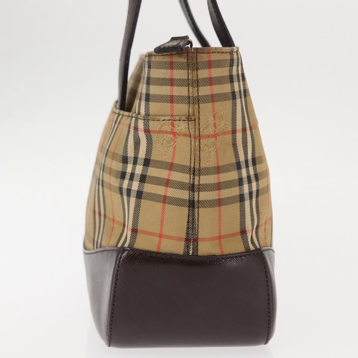 Burberry Burberry Nova Check Tote Canvas and Leather Size ONE SIZE - 4 Thumbnail