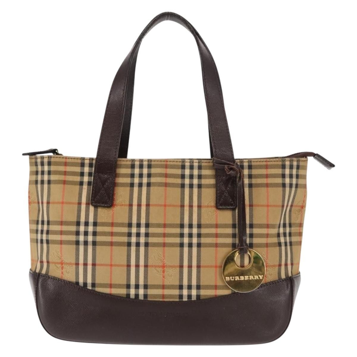 Burberry Burberry Nova Check Tote Canvas and Leather Size ONE SIZE - 18 Thumbnail