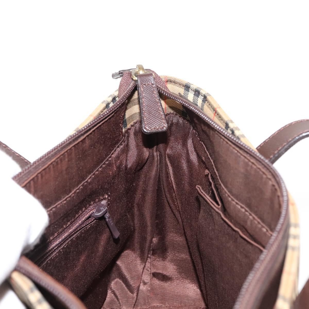 Burberry Burberry Nova Check Tote Canvas and Leather Size ONE SIZE - 19 Thumbnail
