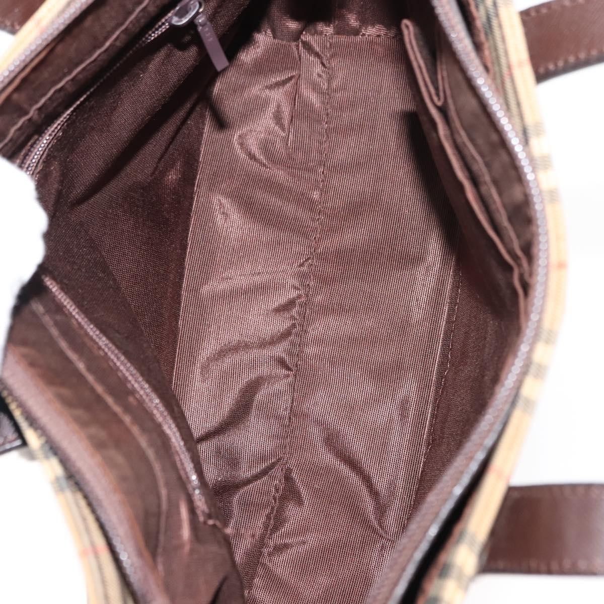 Burberry Burberry Nova Check Tote Canvas and Leather Size ONE SIZE - 5 Thumbnail