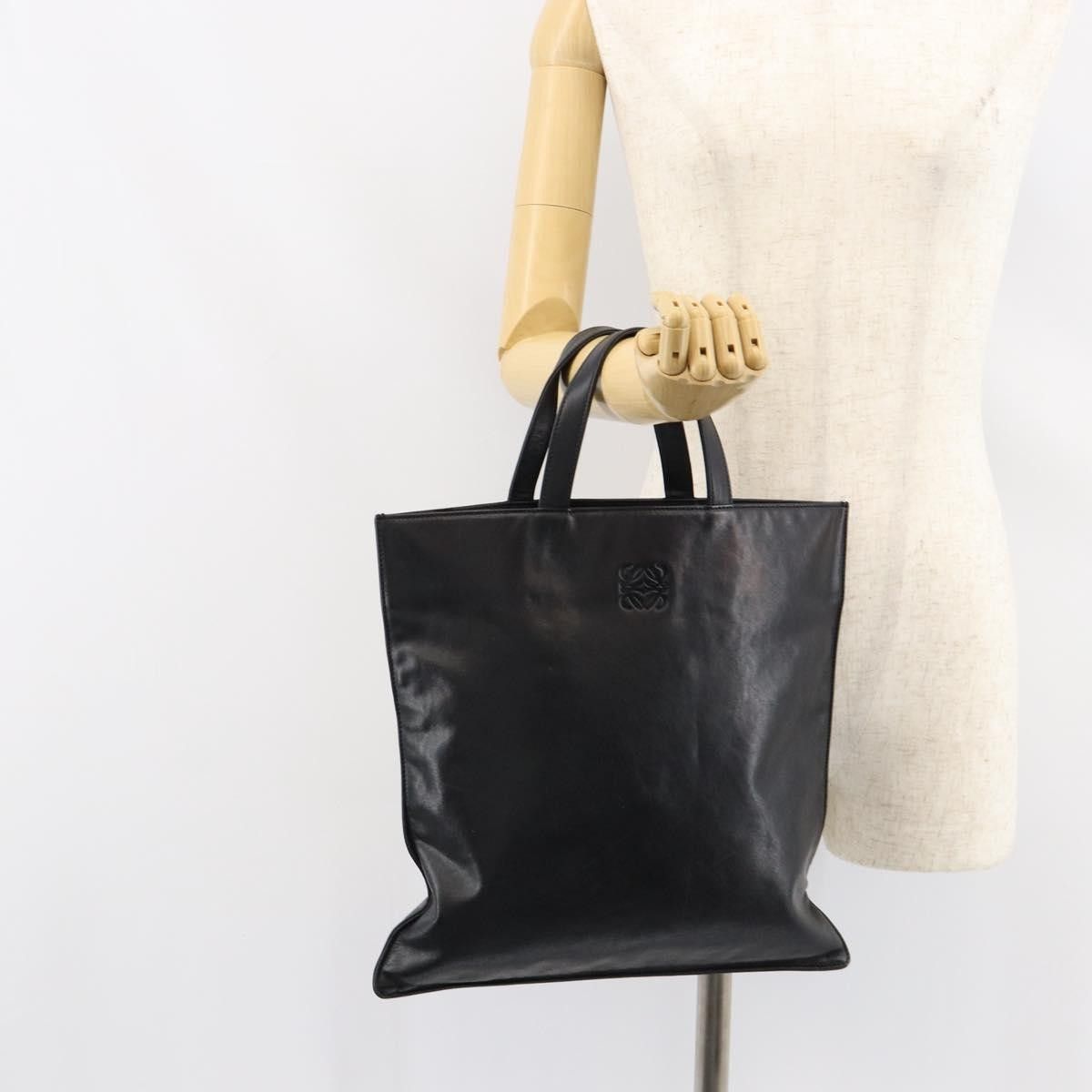 Loewe Loewe Vintage Anagram Tote Leather Size ONE SIZE - 13 Thumbnail