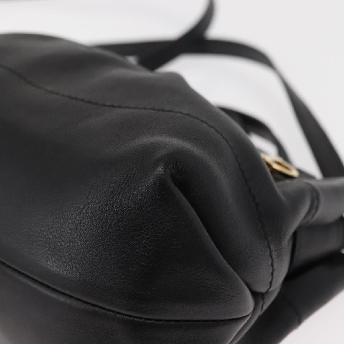 Salvatore Ferragamo Salvatore Ferragamo W Chain Tote Leather Size ONE SIZE - 10 Thumbnail
