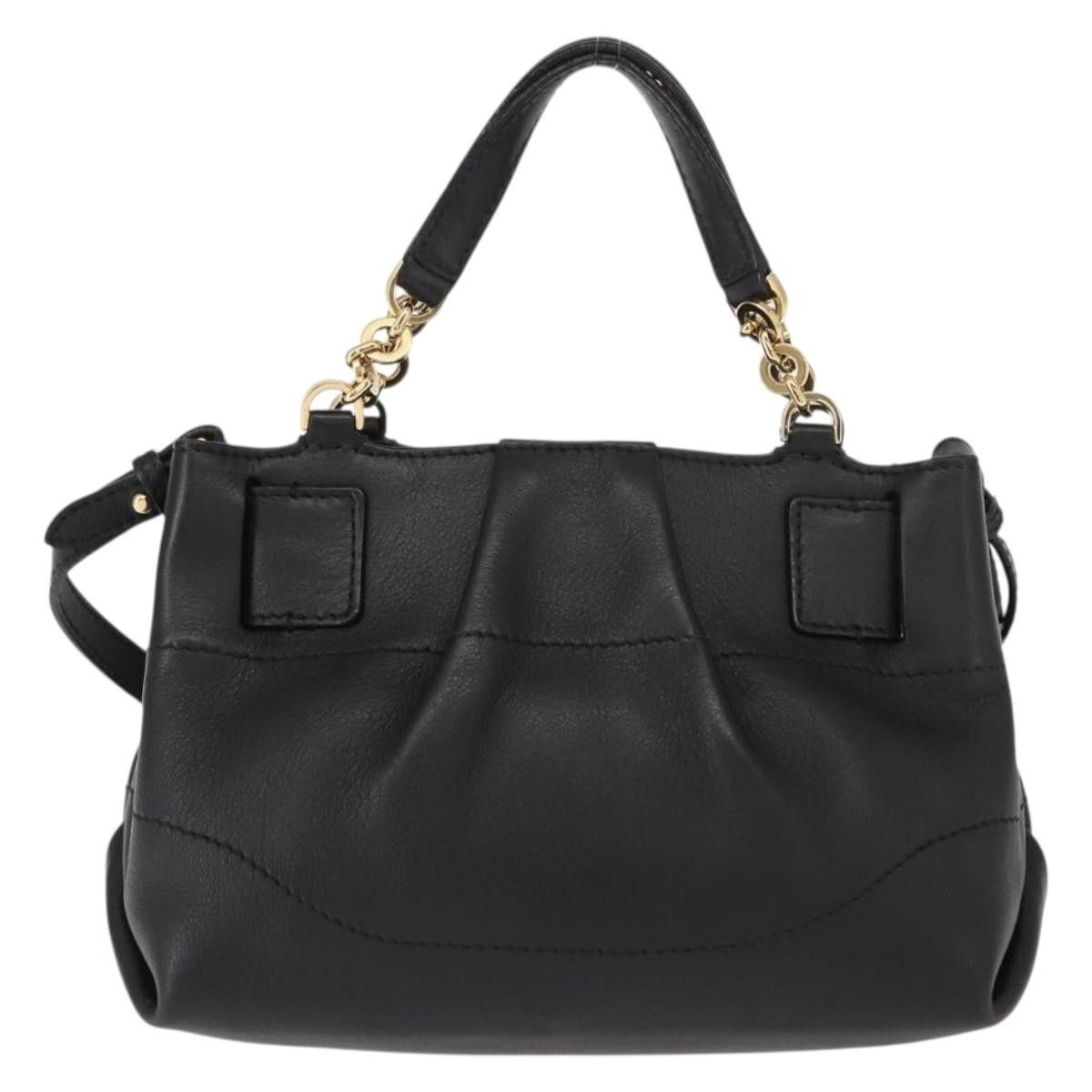 Salvatore Ferragamo Salvatore Ferragamo W Chain Tote Leather Size ONE SIZE - 2 Thumbnail