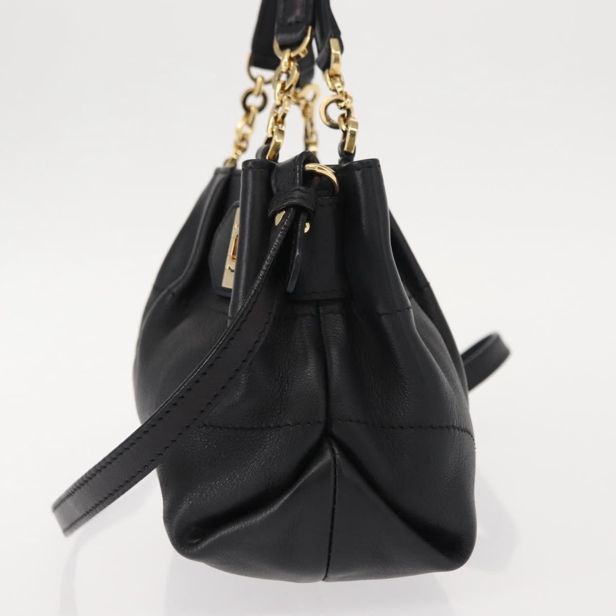 Salvatore Ferragamo Salvatore Ferragamo W Chain Tote Leather Size ONE SIZE - 3 Thumbnail