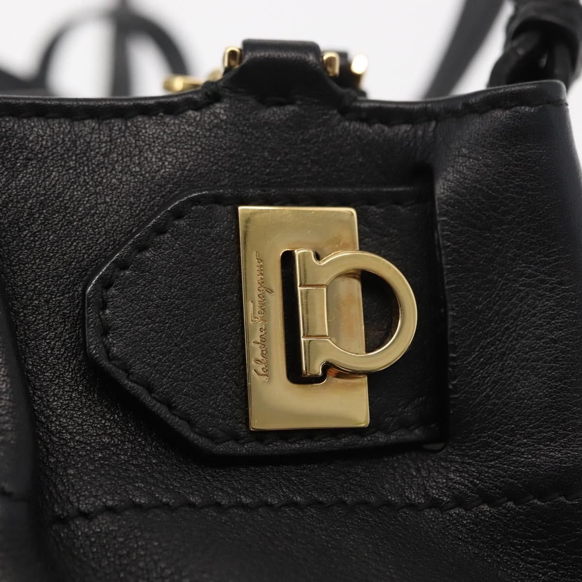 Salvatore Ferragamo Salvatore Ferragamo W Chain Tote Leather Size ONE SIZE - 13 Thumbnail
