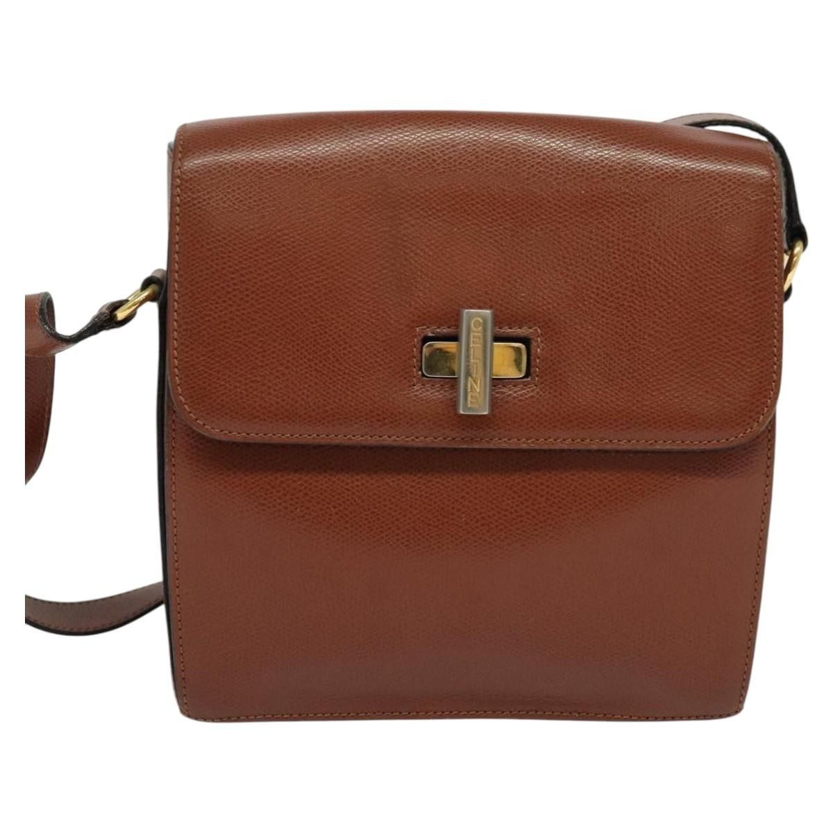 Celine Celine Flap Shoulder Bag Leather Size ONE SIZE - 19 Thumbnail