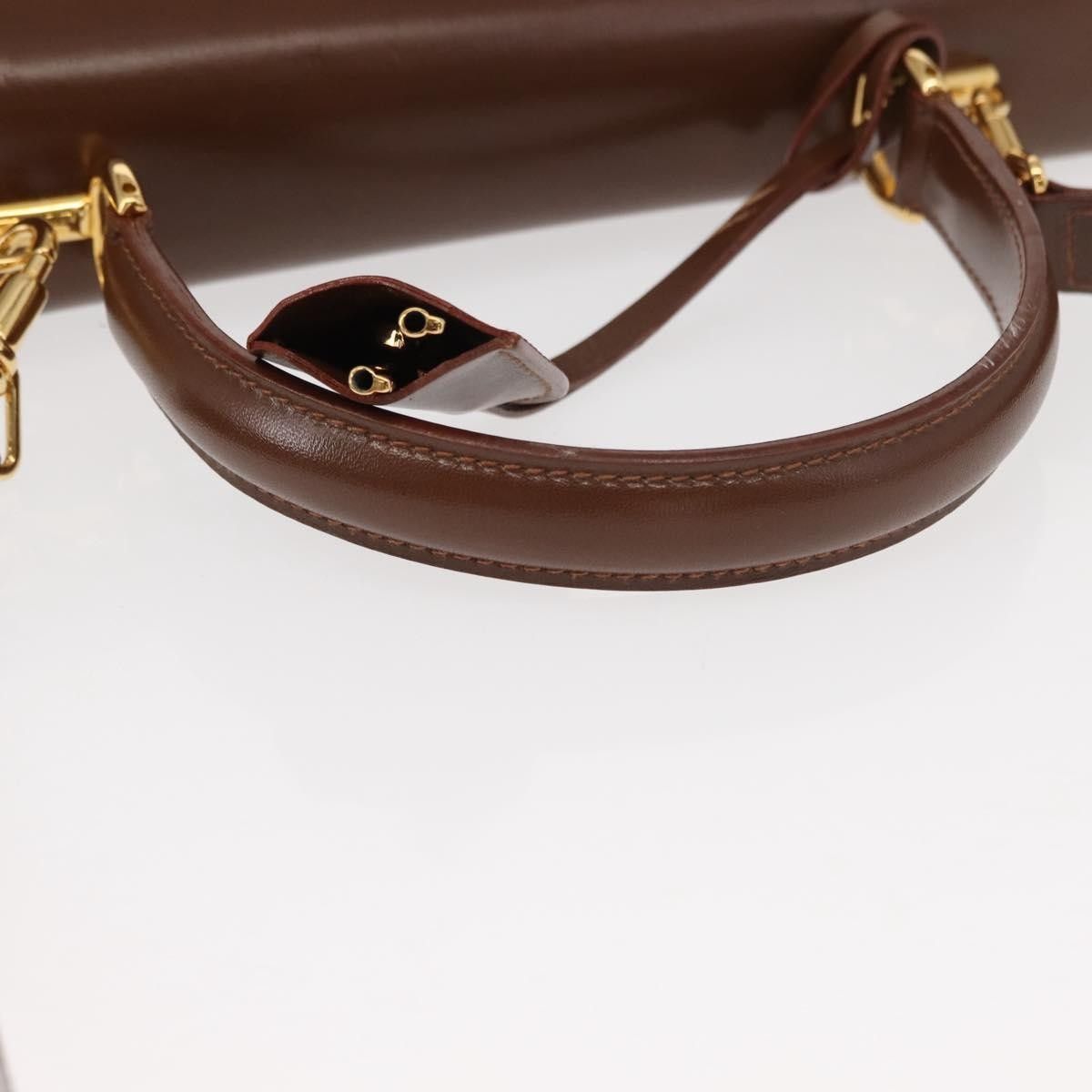 Gucci Gucci Vintage Lady Lock Top Handle Bag Leather Size ONE SIZE - 8 Thumbnail