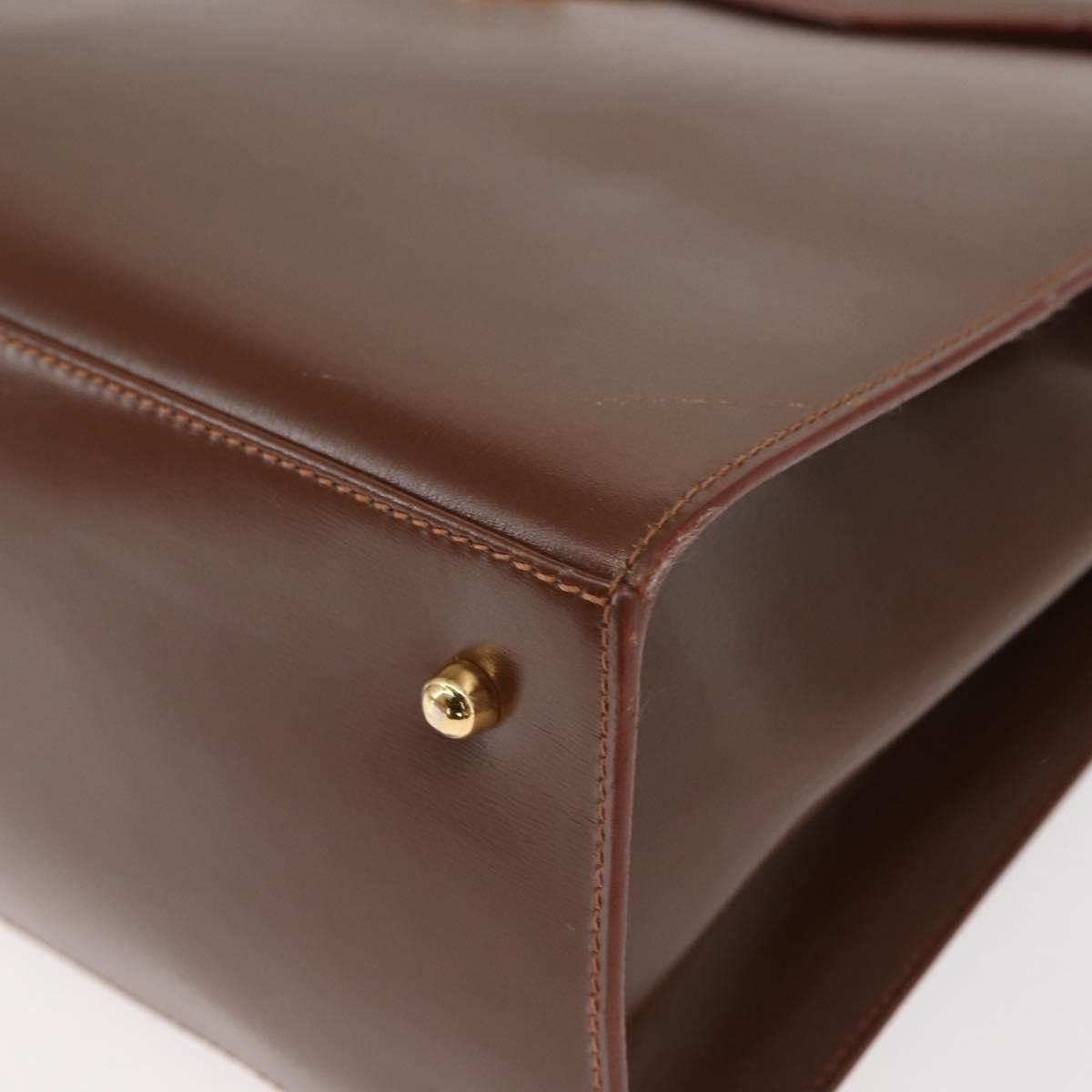 Gucci Gucci Vintage Lady Lock Top Handle Bag Leather Size ONE SIZE - 11 Thumbnail
