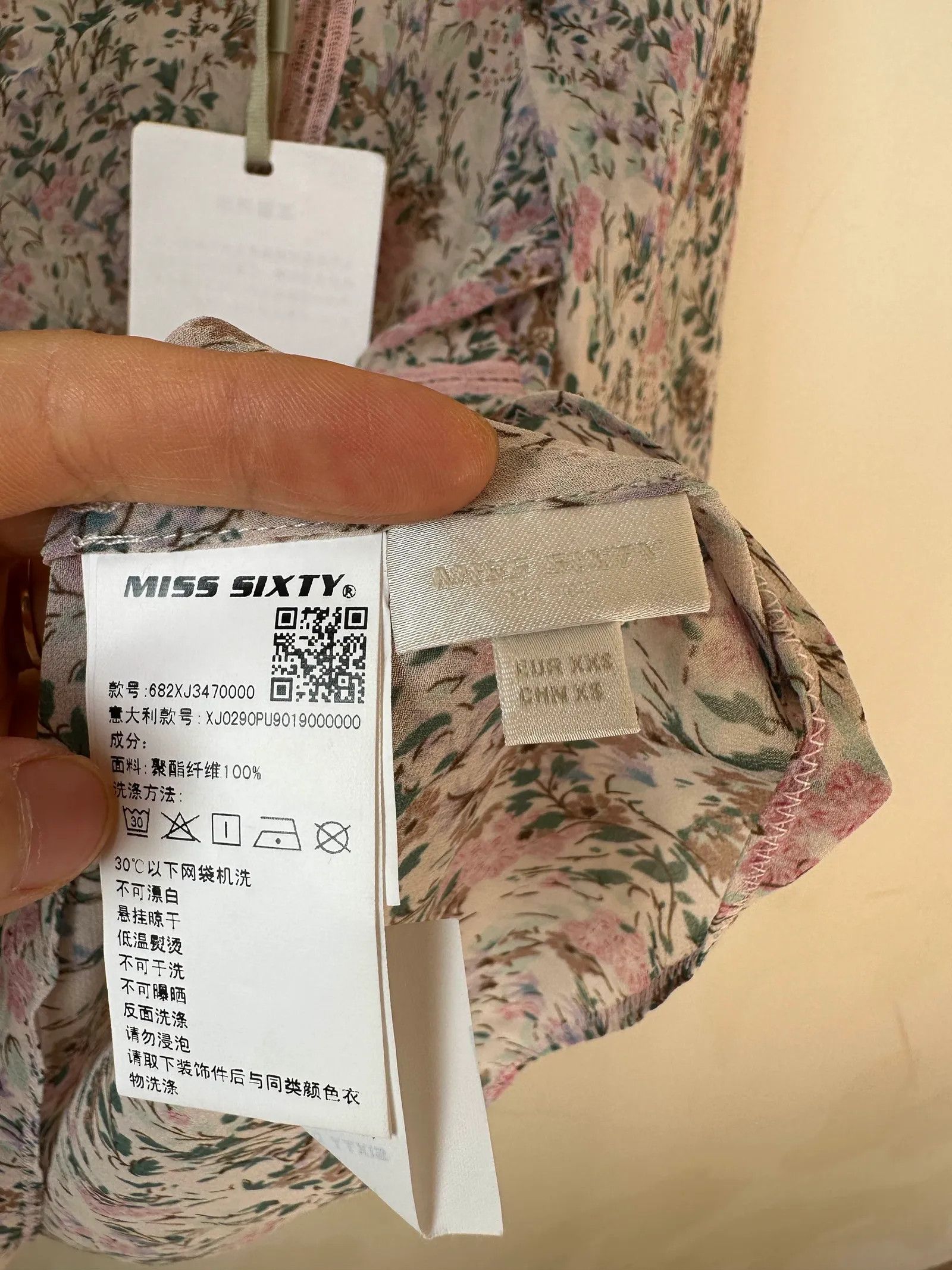 Miss Sixty Miss Sixty Blouse Size XXS / US 00 / IT 34 - 6 Thumbnail