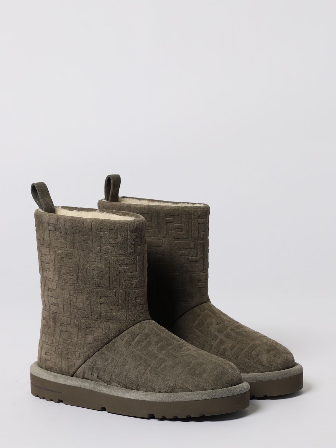 Fendi Fendi Boots Woman Grey Size US 7 / IT 37 - 2 Thumbnail