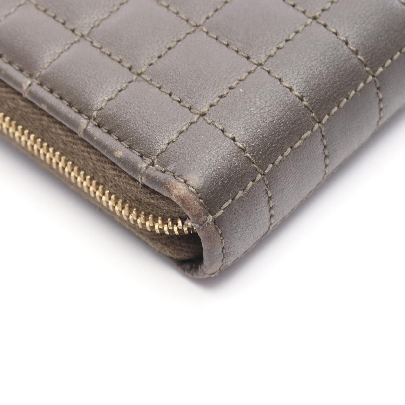 Celine Celine Celine C Charm Large Zipped Wallet Leather Wallet Leather Long Wallet 10B553BFL DUTY FREE for USA Size ONE SIZE - 7 Thumbnail