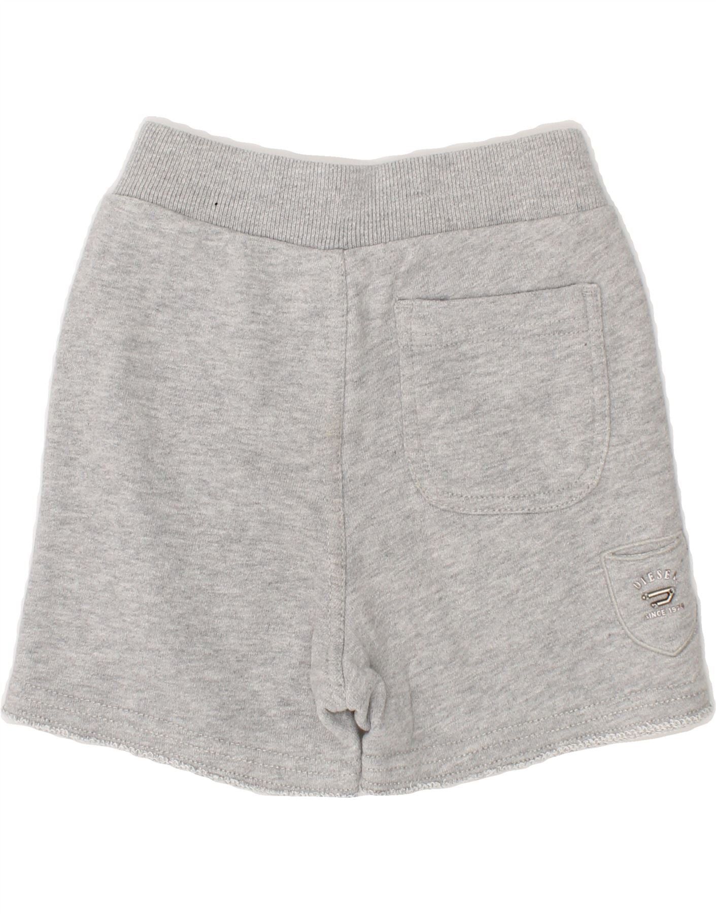 Diesel Baby Boys Sport Shorts 9-12 Months Grey Size 30" / US 8 / IT 44 - 2 Thumbnail
