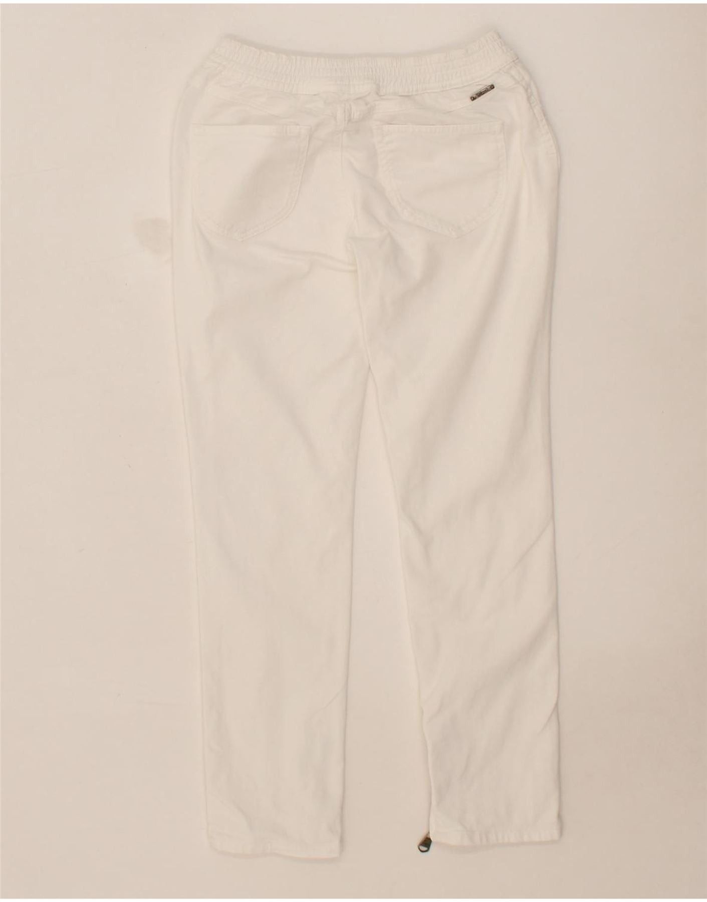 Diesel Girls Slim Casual Trousers 9-10 Years W26 L23 White Cotton Size 28" / US 6 / IT 42 - 2 Thumbnail