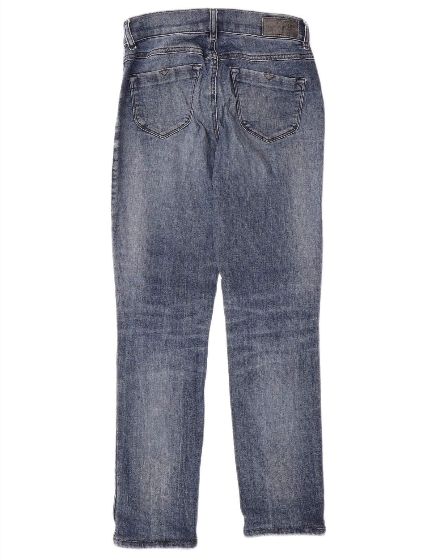 Diesel Womens Livier Low Waist Slim Jeans W25 L26 Blue Cotton Size 42" / US 20 - 2 Thumbnail