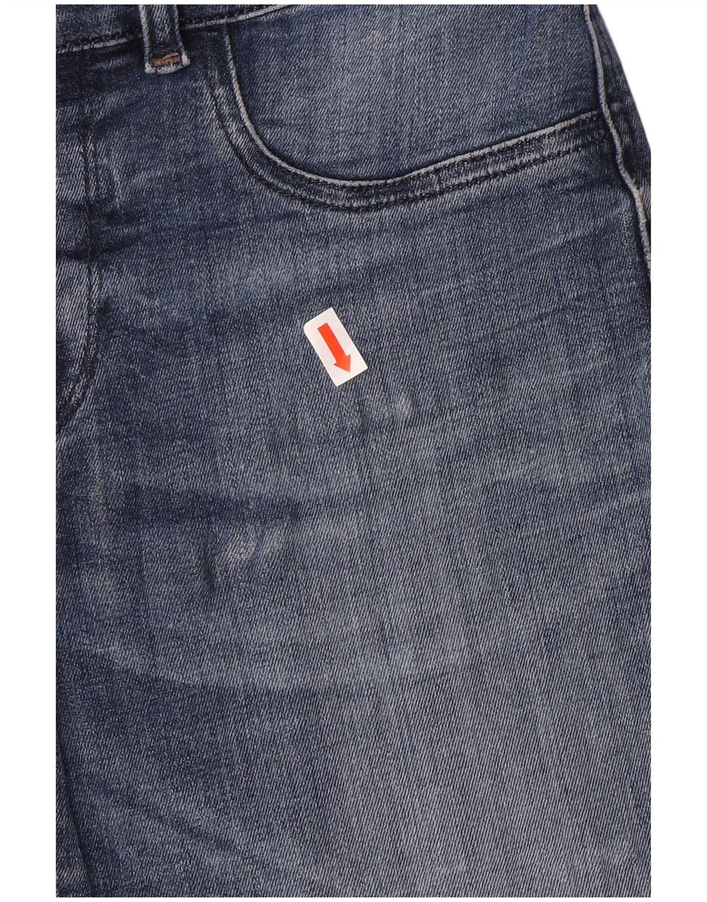 Diesel Womens Livier Low Waist Slim Jeans W25 L26 Blue Cotton Size 42" / US 20 - 3 Thumbnail