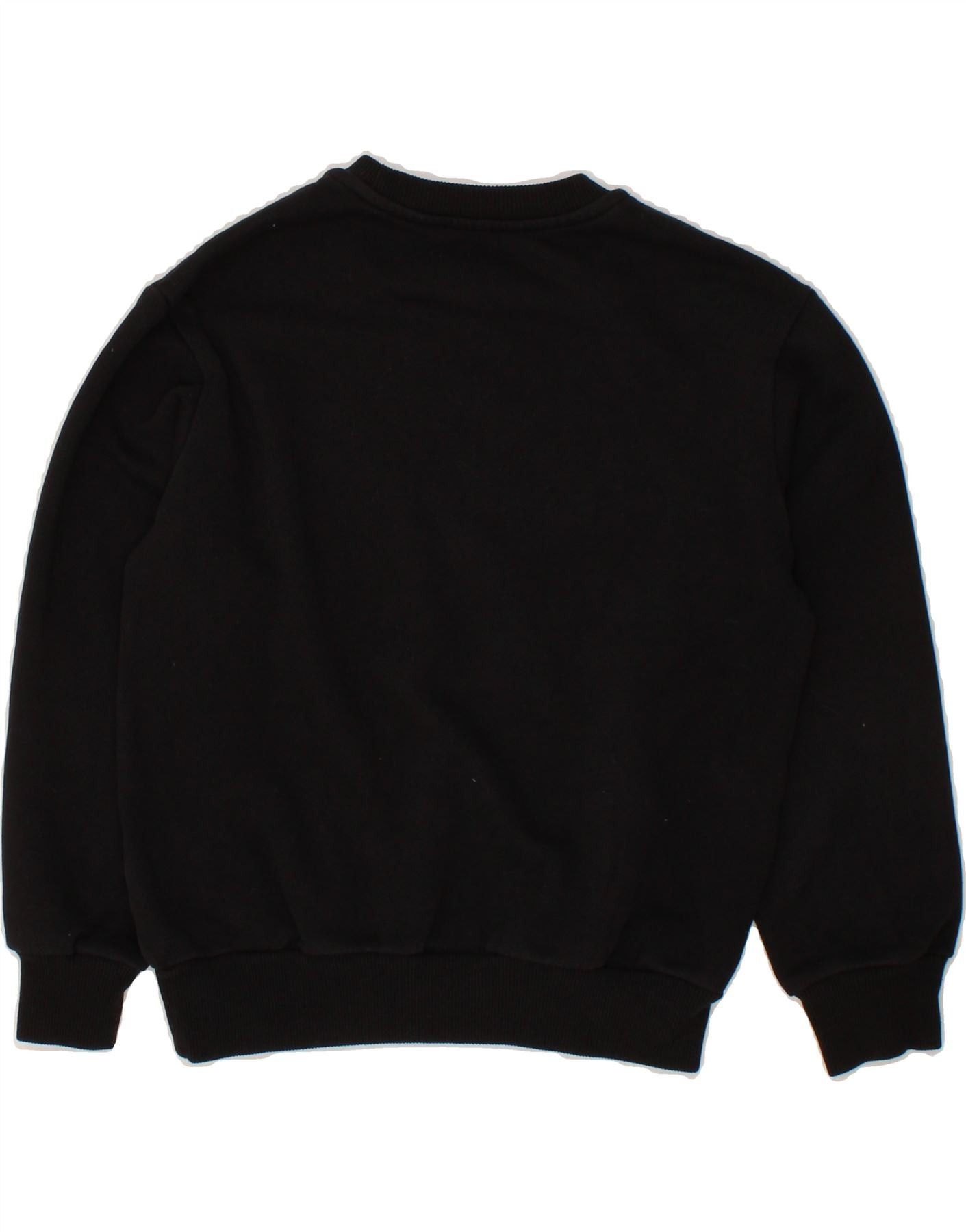 Diesel Boys Graphic Sweatshirt Jumper 9-10 Years Black Cotton Size M / US 6-8 / IT 42-44 - 2 Thumbnail