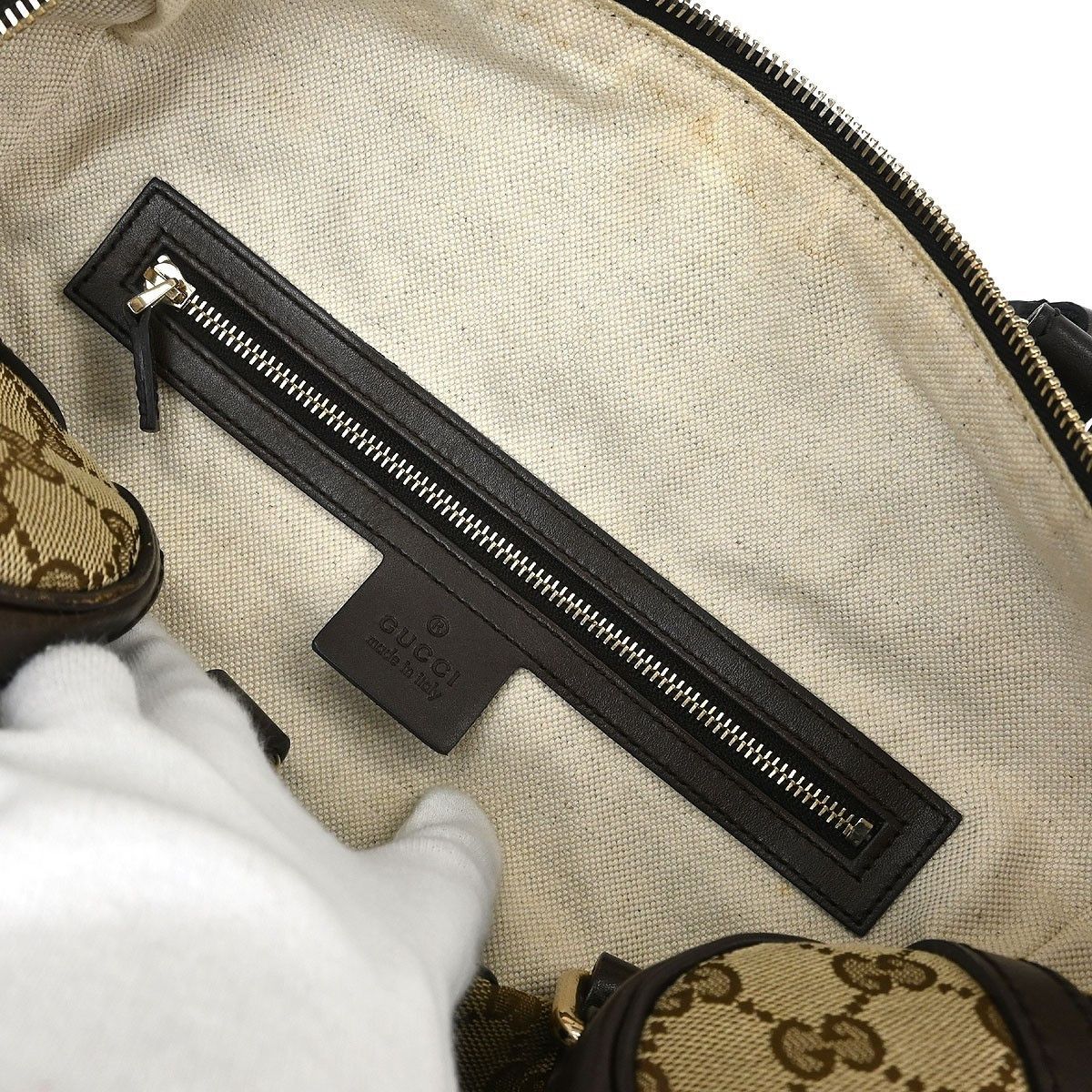 Gucci Gucci Abbey Boston Bag GG Canvas Size ONE SIZE - 10 Thumbnail