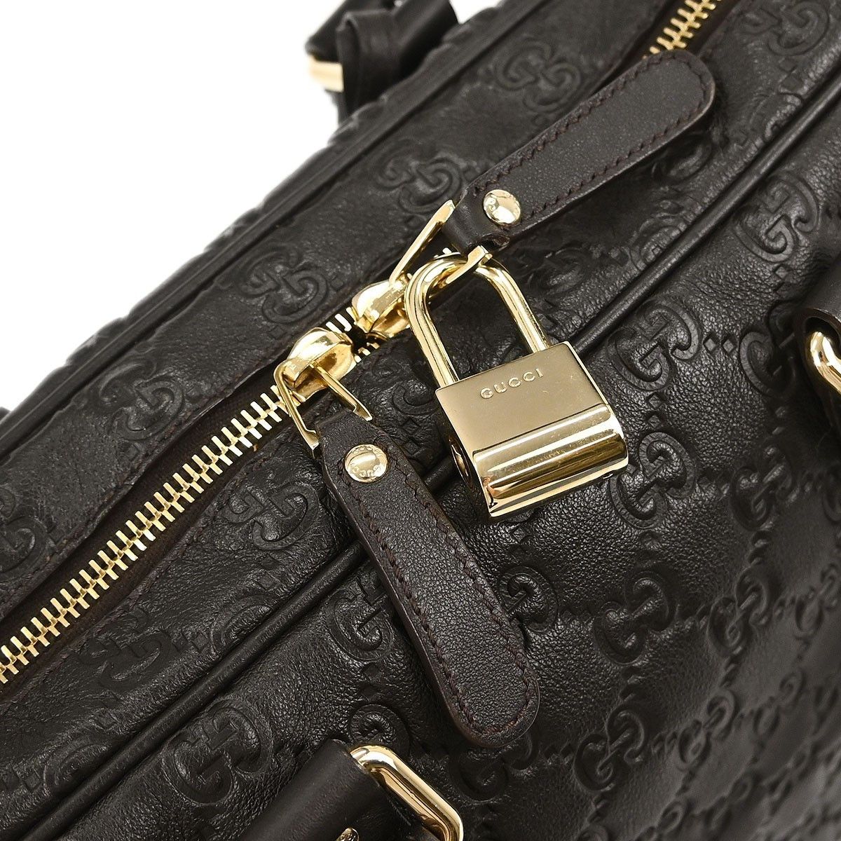 Gucci Gucci Convertible Briefcase Guccissima Leather Size ONE SIZE - 8 Thumbnail