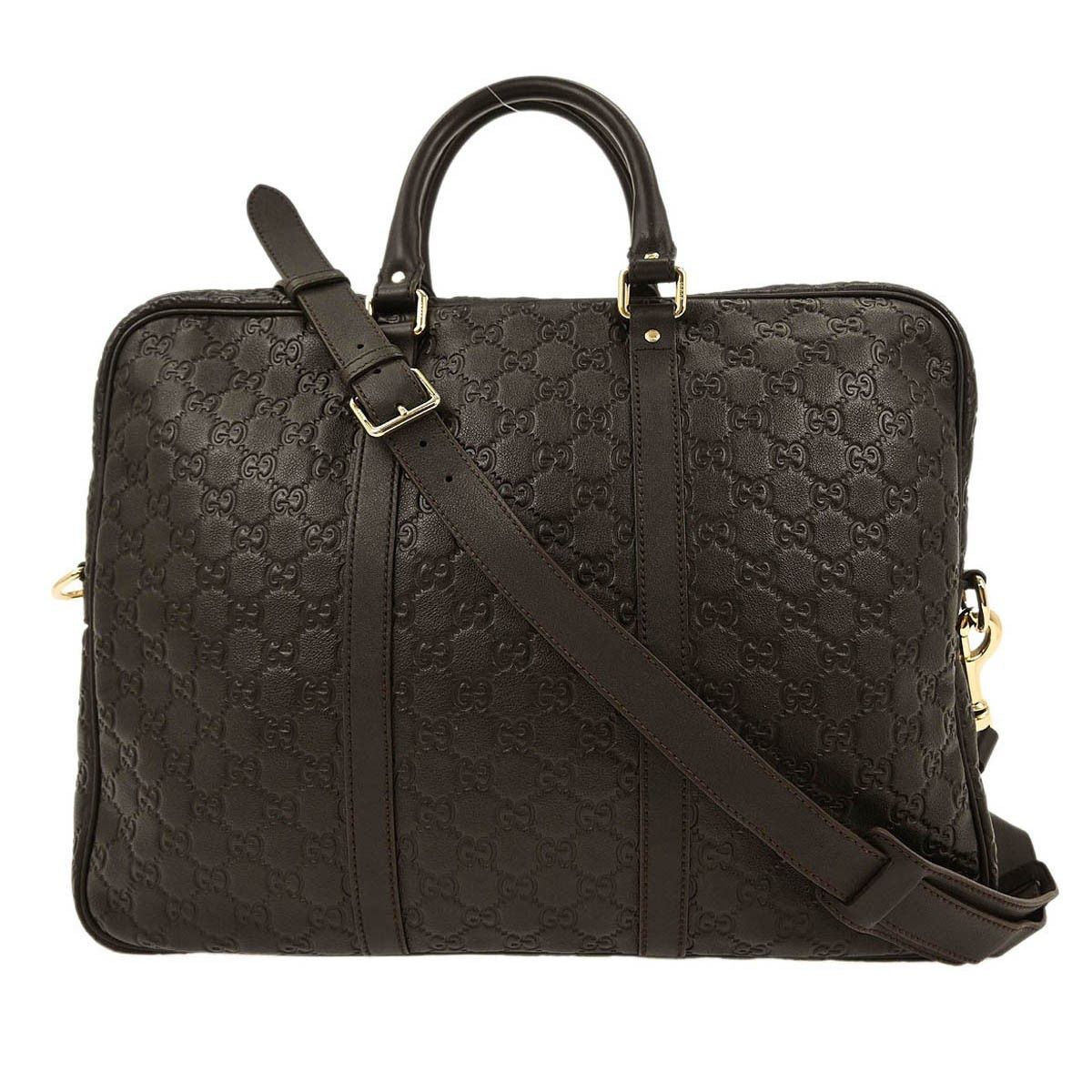 Gucci Gucci Convertible Briefcase Guccissima Leather Size ONE SIZE - 2 Thumbnail