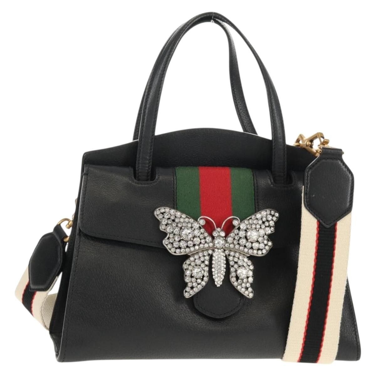 Gucci Gucci Totem Top Handle Bag Leather Size ONE SIZE - 16 Thumbnail