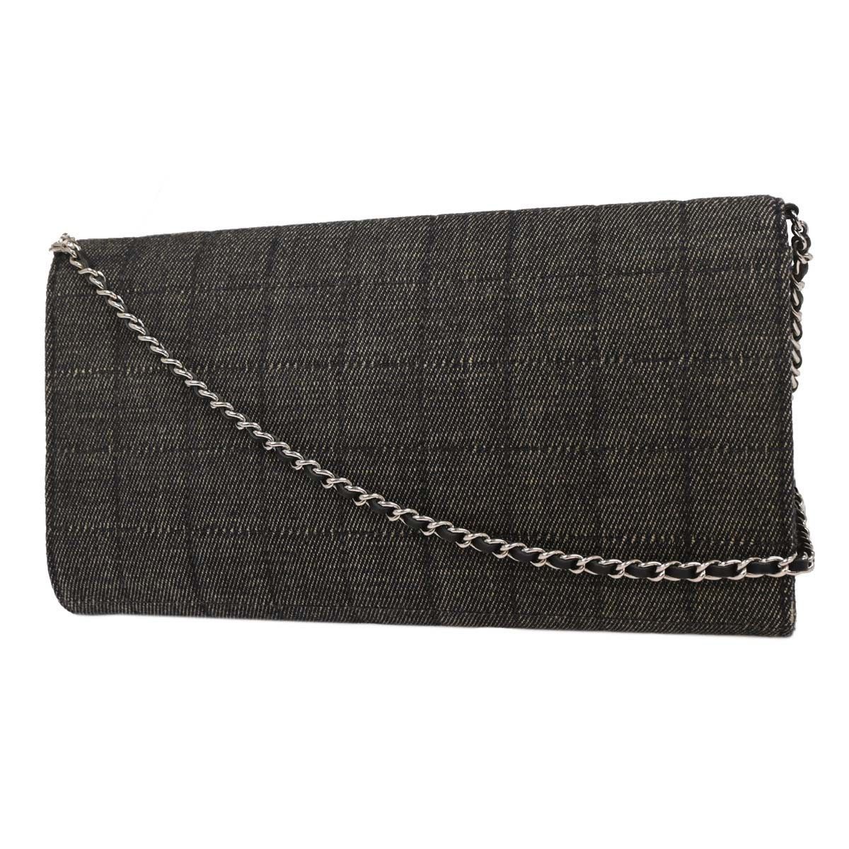 Chanel Chanel Chocolate Bar Flap Bag Quilted Denim Size ONE SIZE - 2 Thumbnail