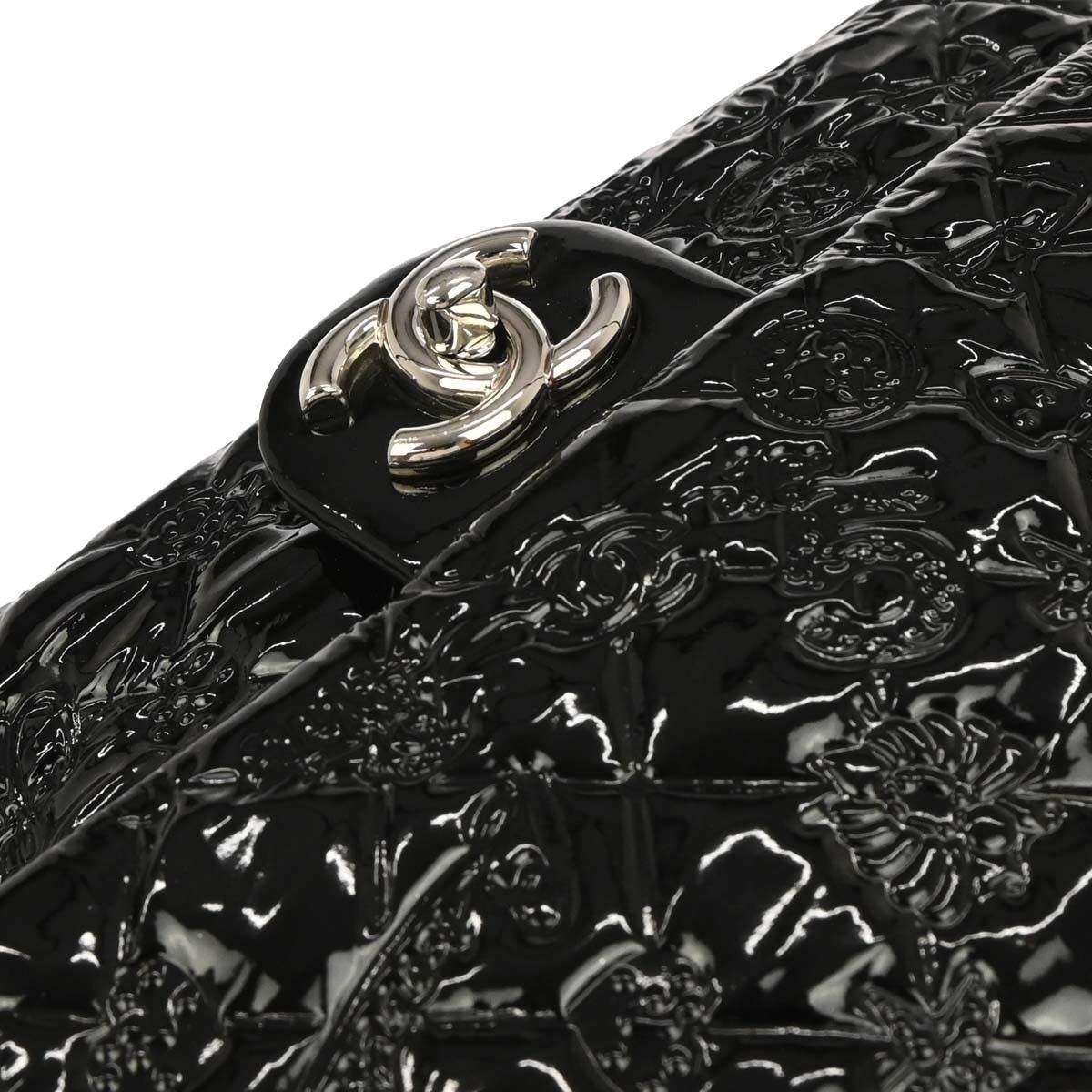Chanel Chanel Lucky Symbols Flap Bag Embossed Patent Size ONE SIZE - 9 Thumbnail