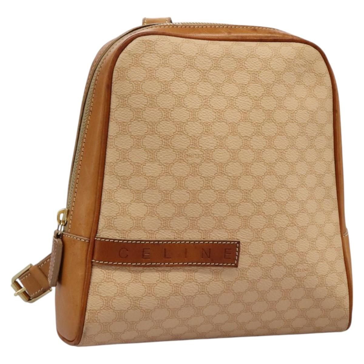 Celine Celine Vintage Macadam Backpack Canvas and Leather Size ONE SIZE - 19 Thumbnail