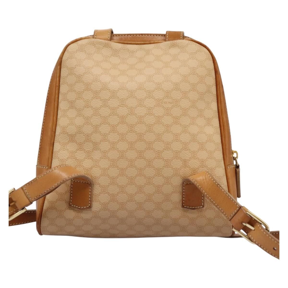 Celine Celine Vintage Macadam Backpack Canvas and Leather Size ONE SIZE - 2 Thumbnail