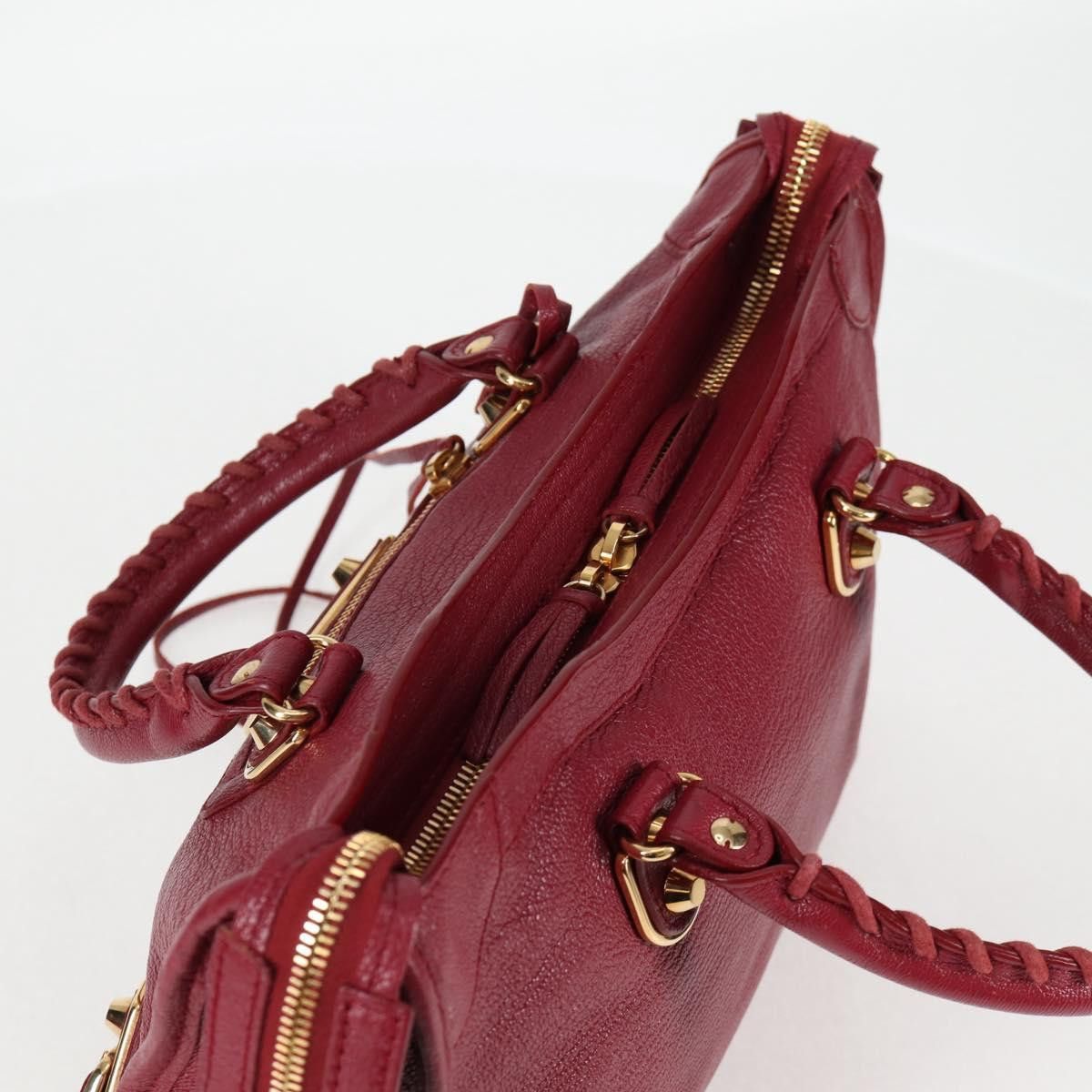 Balenciaga Balenciaga City Classic Metallic Edge Bag Leather Size ONE SIZE - 16 Thumbnail