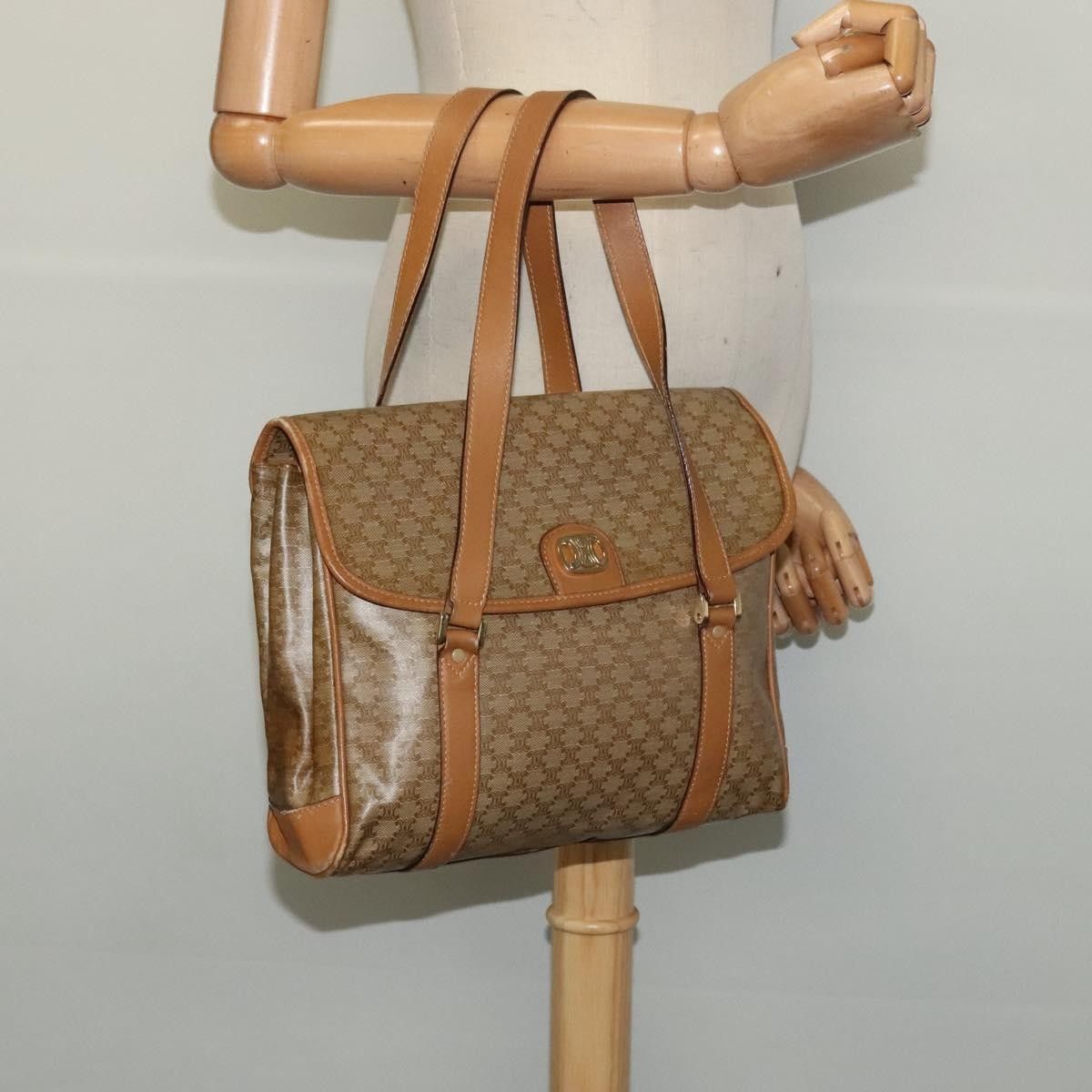 Celine Celine Vintage Macadam Handbag Canvas Size ONE SIZE - 14 Thumbnail