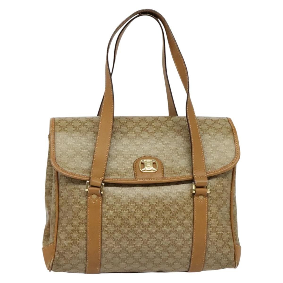 Celine Celine Vintage Macadam Handbag Canvas Size ONE SIZE - 19 Thumbnail
