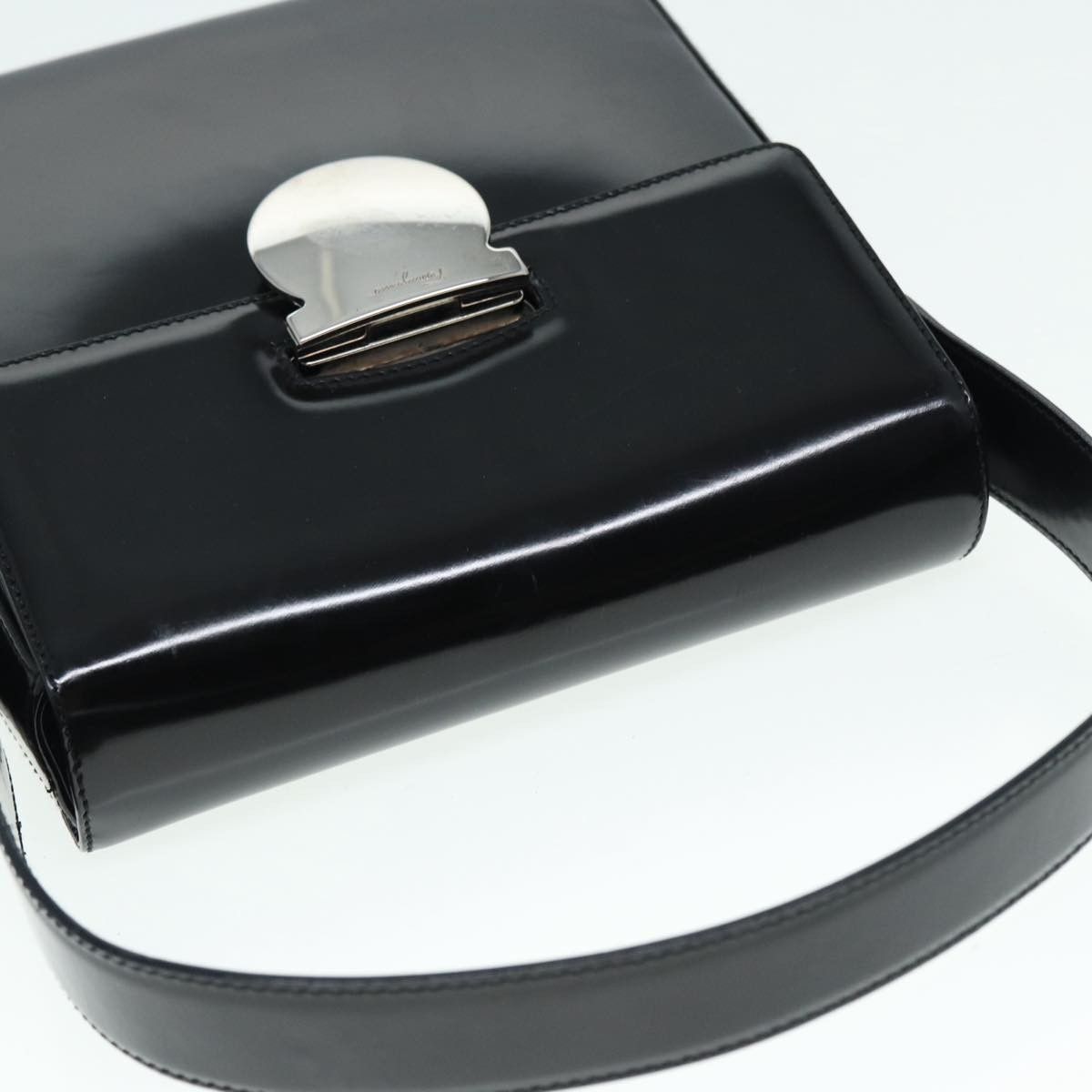 Salvatore Ferragamo Salvatore Ferragamo Gancini handbag Patent leather Size ONE SIZE - 7 Thumbnail