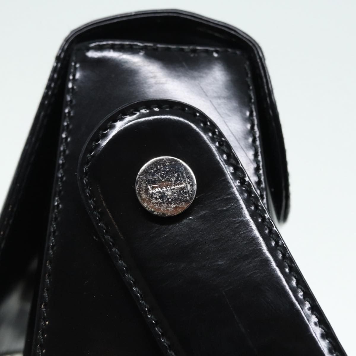 Salvatore Ferragamo Salvatore Ferragamo Gancini handbag Patent leather Size ONE SIZE - 19 Thumbnail