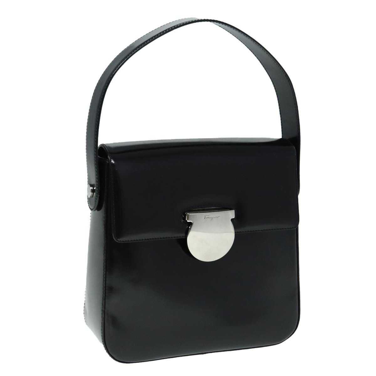 Salvatore Ferragamo Salvatore Ferragamo Gancini handbag Patent leather Size ONE SIZE - 18 Thumbnail