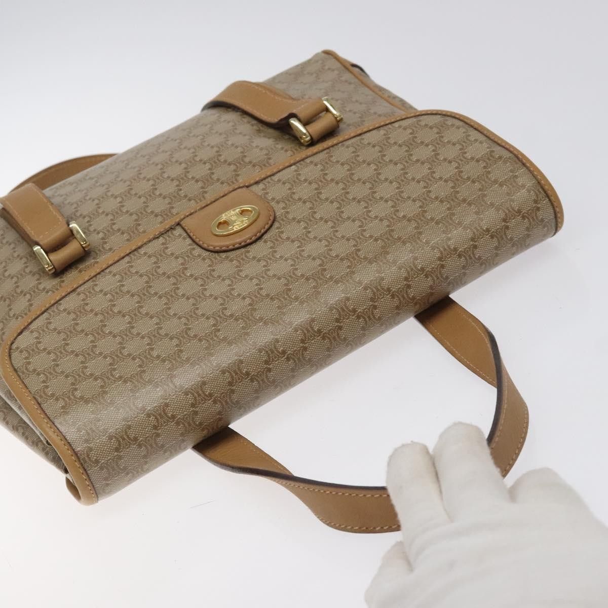 Celine Celine Vintage Macadam Handbag Canvas Size ONE SIZE - 16 Thumbnail