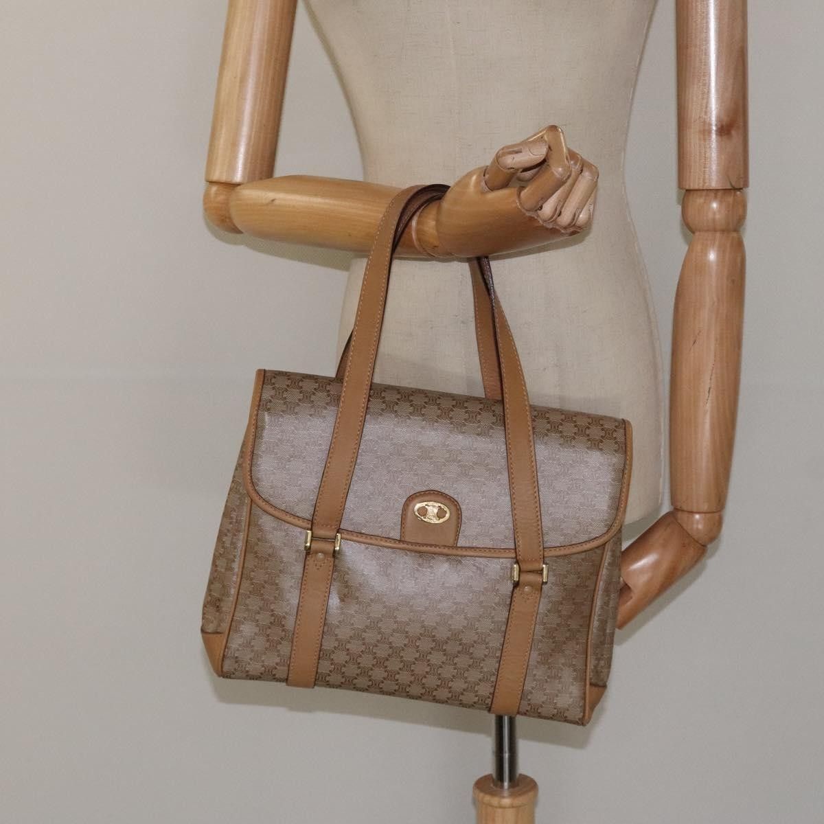 Celine Celine Vintage Macadam Handbag Canvas Size ONE SIZE - 14 Thumbnail