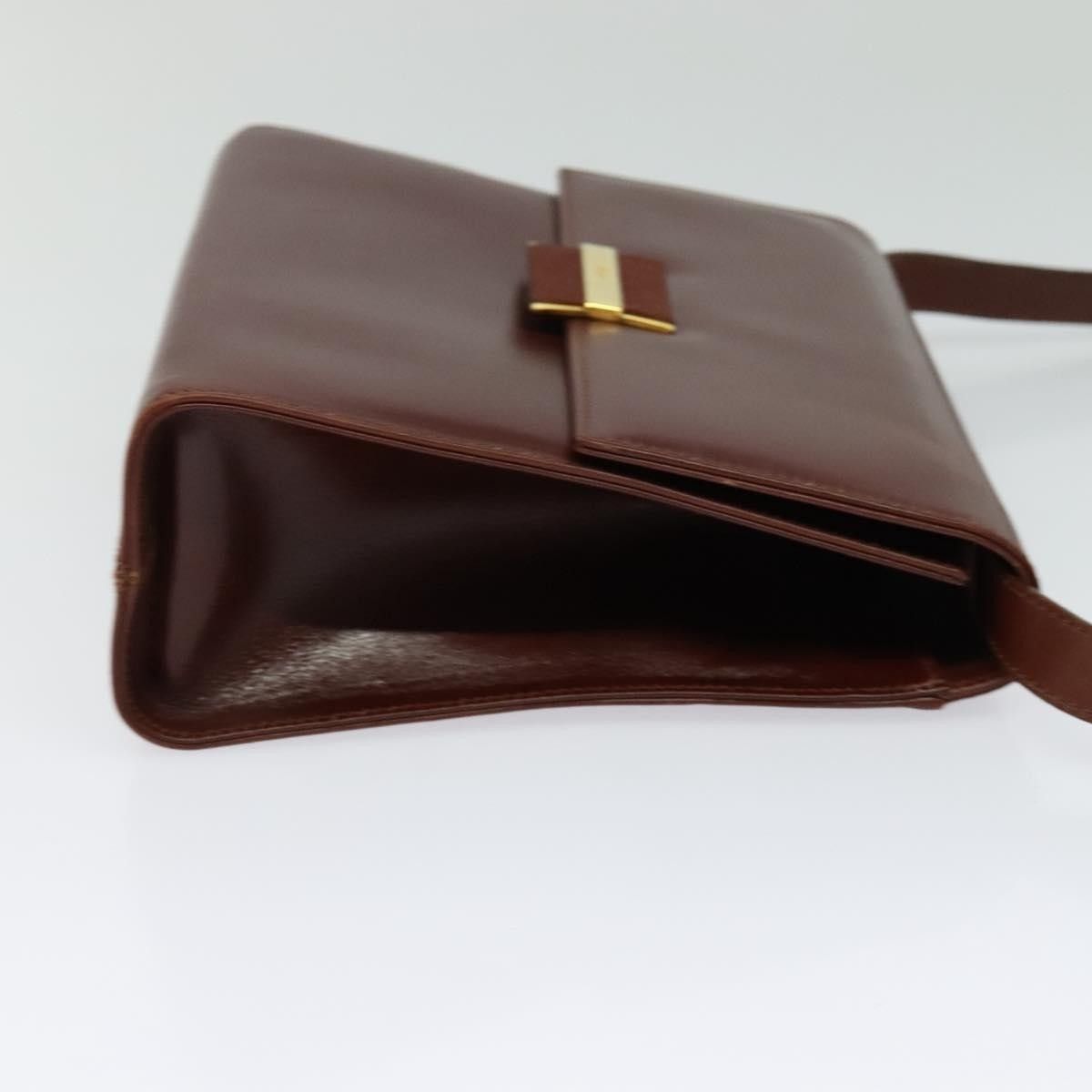 Salvatore Ferragamo Salvatore Ferragamo Flap Shoulder Bag Leather Size ONE SIZE - 4 Thumbnail