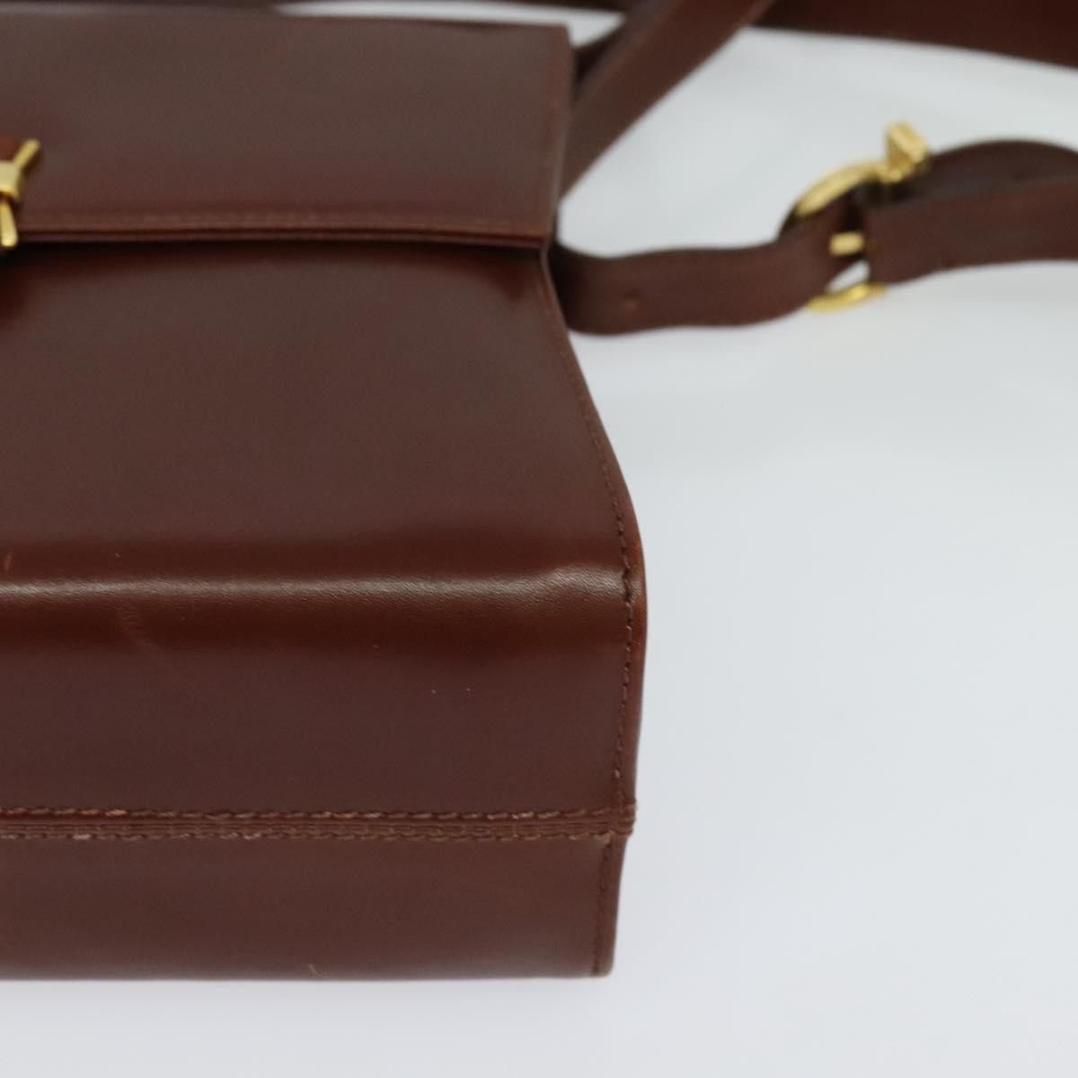 Salvatore Ferragamo Salvatore Ferragamo Flap Shoulder Bag Leather Size ONE SIZE - 8 Thumbnail