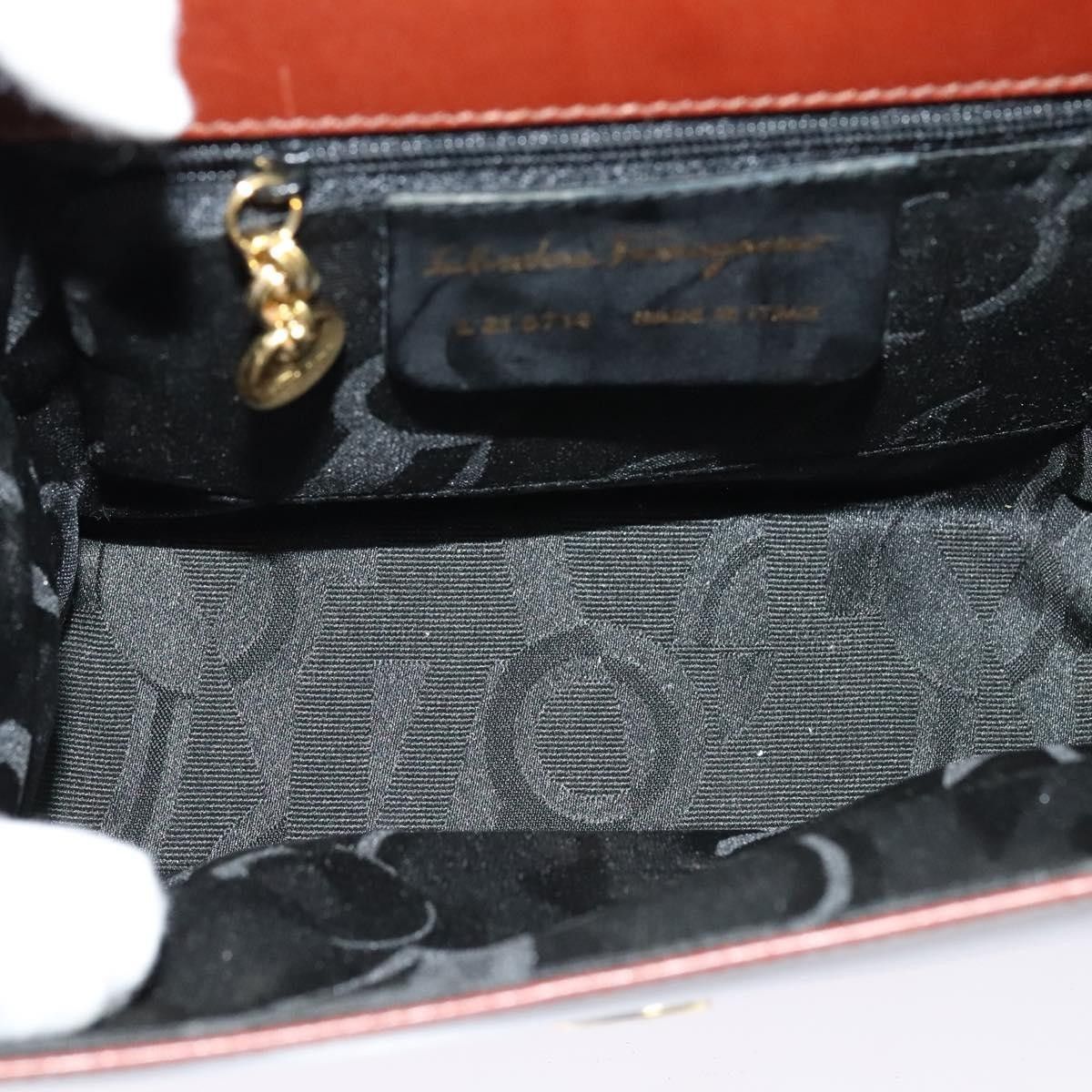 Salvatore Ferragamo Salvatore Ferragamo Flap Shoulder Bag Leather Size ONE SIZE - 5 Thumbnail