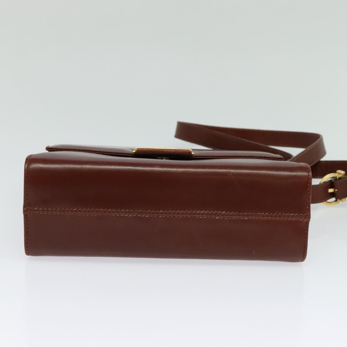 Salvatore Ferragamo Salvatore Ferragamo Flap Shoulder Bag Leather Size ONE SIZE - 14 Thumbnail